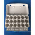 Bio-degradable Disposable paper egg tray chicken egg cartons 15 packers with lid